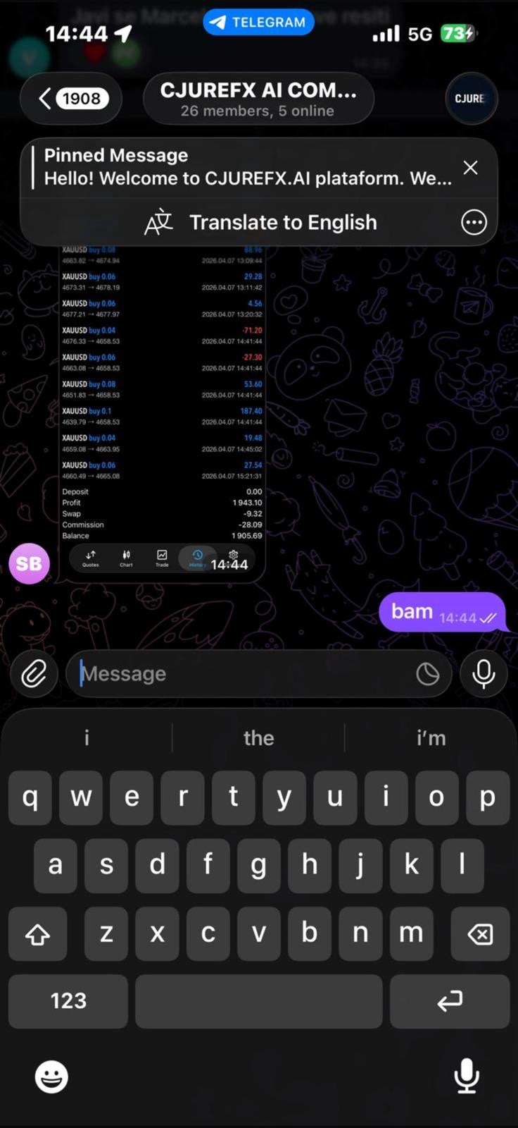 Trader testimonial 1